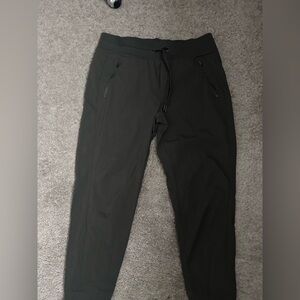 Athleta Black Sweatpants with Elastic Waistband and Cuffs